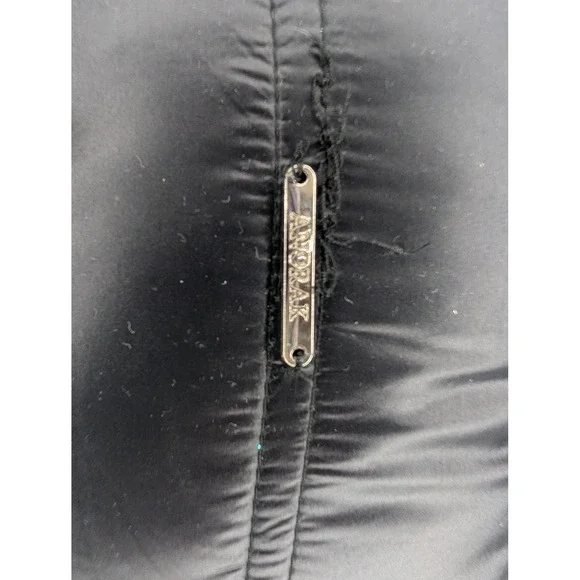 ANORAK Women's Black Lightweight Water Resistant Down Puffer Jacket Size M - Picture 9 of 9
